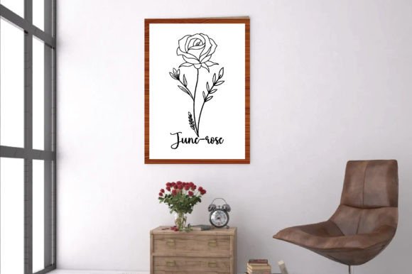 Download June-rose Birth Month Flower Svg - Birth month flower Collection