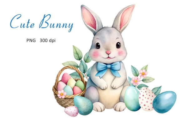 Download Cute Bunny Sublimation. Easter Eggs - Premium Resources